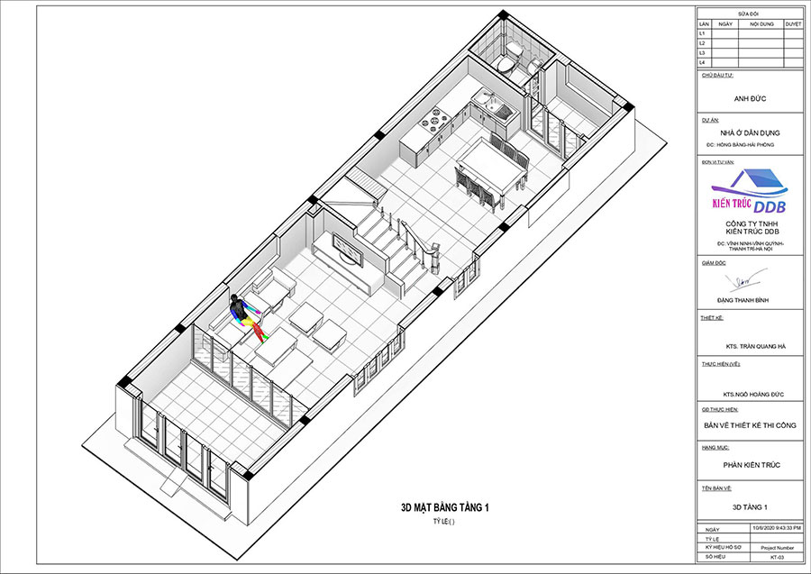 mẫu nhà ống 3 tầng hiện đại