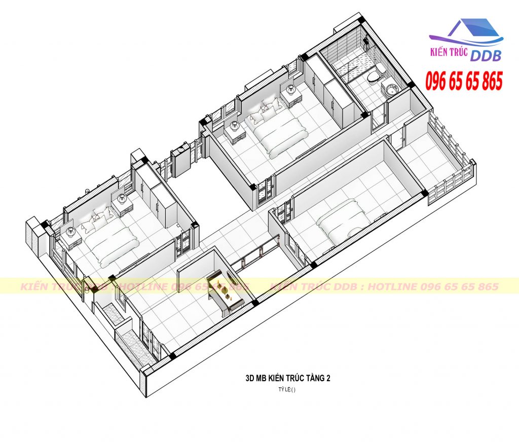 công năng biệt thự 2 tầng hiện đại