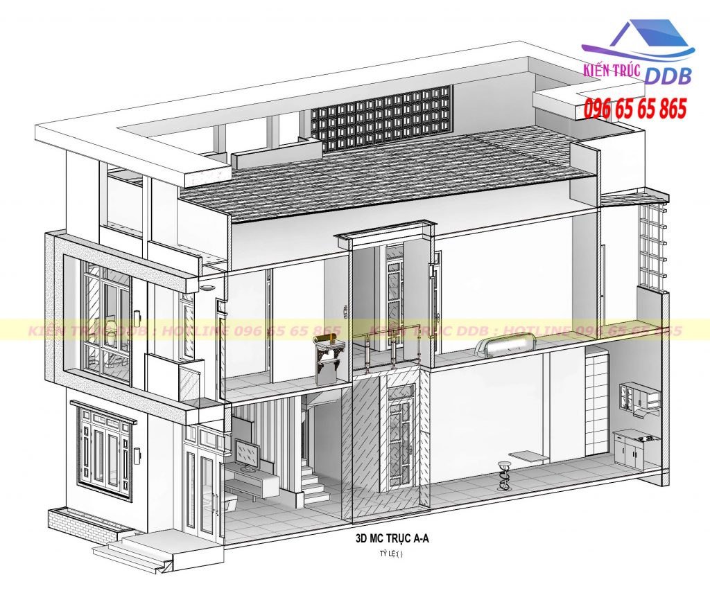 công năng biệt thự 2 tầng hiện đại