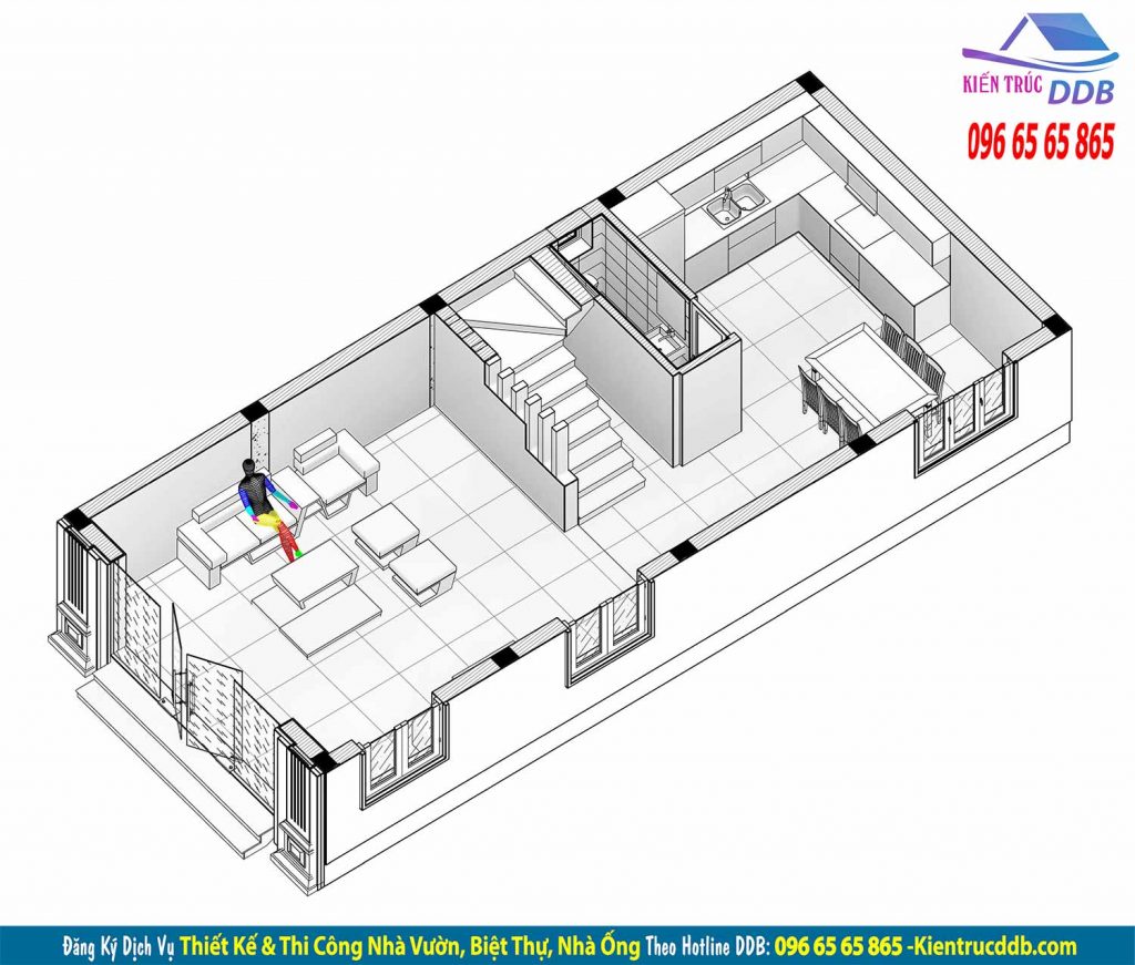 mẫu nhà ống tân cổ điển đẹp 3 tầng