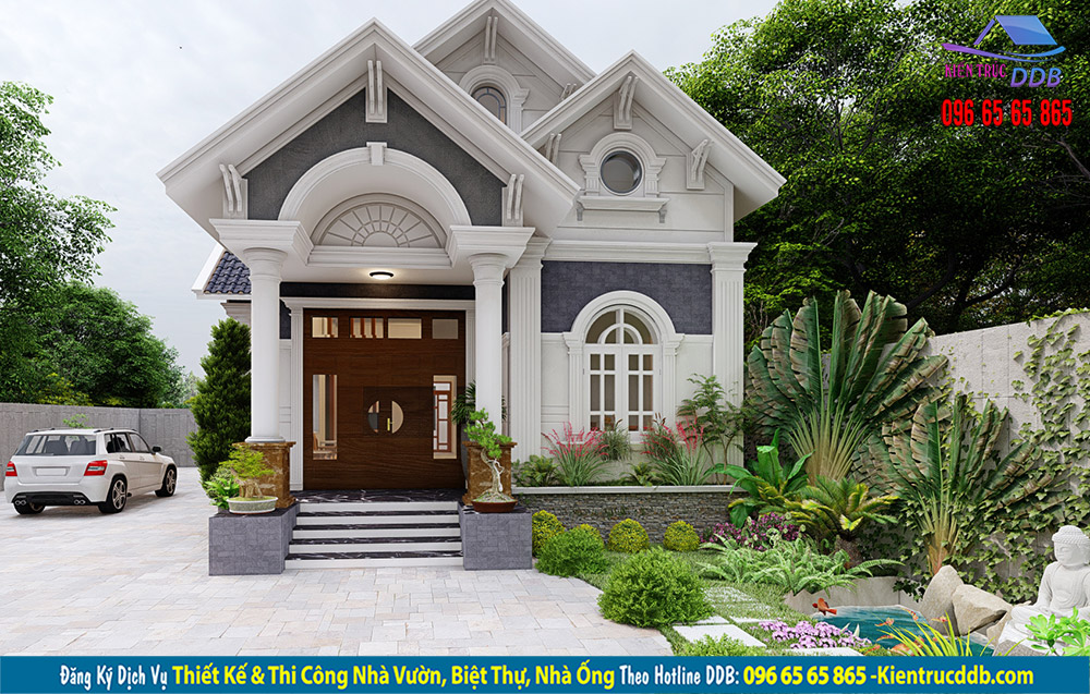 10+ mẫu thiết kế biệt thự nhà vườn cấp 4 đẹp, tiện ích nhất - Kiến Trúc  Phong Thuỷ